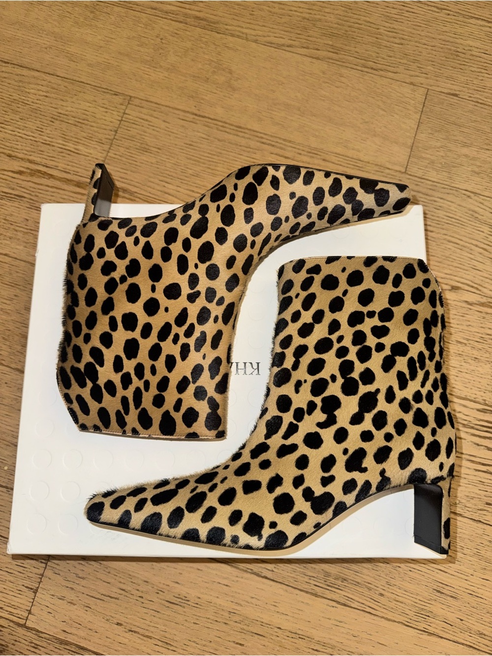 Khaite ona genuine calf hair bootie 39